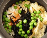 簡単！グリンピースとひじきの混ぜごはん作り方4写真