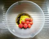 冷凍ミニトマトで☆さっぱり冷製パスタ作り方3写真