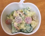 レンジで作る ベーコンポテトサラダ作り方7写真