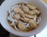 鶏ささみで親子うどん作り方6写真