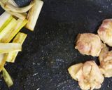 葱とろける本格味*お家で釜あげ鶏うどん作り方5写真