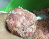 夏だから。生姜香る肉だんご鍋作り方4写真