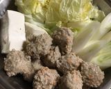 夏だから。生姜香る肉だんご鍋作り方6写真