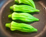 ☆簡単オクラの蒸し焼き☆作り方3写真