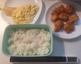 たまごマヨたっぷりから揚げ弁当作り方3写真
