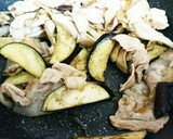 簡単☆ナスと舞茸と豚バラの玉子炒め☆作り方6写真