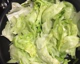 レタスと桜海老の塩焼きそば作り方3写真