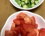 夏野菜のチキンカレー♪作り方2写真