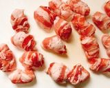 豚バラ薄切り肉の柔らかロール酢豚作り方4写真