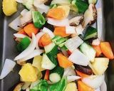 豚バラ薄切り肉の柔らかロール酢豚作り方13写真