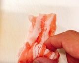 豚バラ薄切り肉の柔らかロール酢豚作り方3写真
