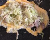 キャベツの千切り大量消費☆とん平焼き作り方4写真