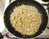 ピリ辛★肉味噌で。なすのジャージャー麺風作り方2写真