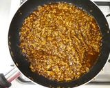 ピリ辛★肉味噌で。なすのジャージャー麺風作り方4写真
