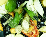 あじとたっぷり野菜のハーブ焼き作り方3写真
