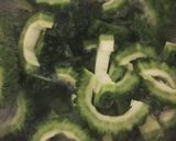 ゴーヤの カレー炒め作り方1写真