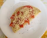 簡単カフェ風♪トマト＆チーズトースト作り方3写真