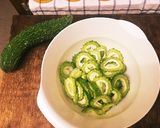 *丸ごと♡レンチン♡ゴーヤの塩昆布和え*作り方2写真