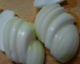 簡単ランチ♪レタスとピーマン挽き肉スープ作り方2写真