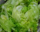 簡単ランチ♪レタスとピーマン挽き肉スープ作り方4写真