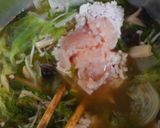 簡単ランチ♪レタスとピーマン挽き肉スープ作り方7写真