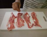 長芋としその肉巻き～カラフルマリネ添え～作り方1写真