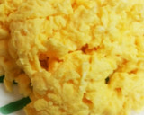 ほうれん草、ふわふわ玉子のあんかけ作り方3写真