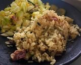ニンニクとベーコンの炊き込みご飯作り方5写真