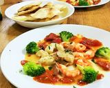 レモンバターのイタリアンシーフードソテー作り方9写真