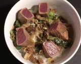 超簡単。まぐろの醤油漬け丼作り方6写真