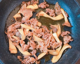 歯応え最高♡エリンギと豚肉の生姜焼き作り方5写真