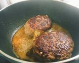 【肉汁たっぷり】アイスinハンバーグ作り方8写真