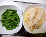 牛肉とニンニクの芽のオイスターソース炒め作り方1写真