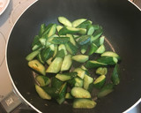 焼き豚ときゅうりの炒め作り方4写真