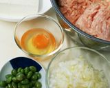 簡単豆腐ハンバーグ☆枝豆入り作り方2写真