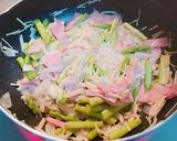 アスパラとベーコンと野菜のチーズ炒める作り方4写真