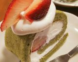 BP無し‼抹茶ロールケーキ♪作り方8写真