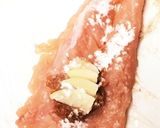 ボリューム鶏ささみのガーリック包み焼き作り方3写真
