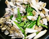 鶏とキノコとピーマンの甘辛炒め作り方4写真