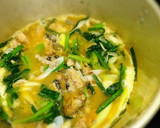 鯖水煮缶詰めでニラとネギの卵炒め！作り方3写真