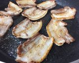豚肉とかいわれの辛味噌焼き作り方2写真