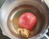 トマトの味噌汁作り方3写真
