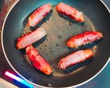 材料2つで1品おかず*生ハムウインナー作り方2写真