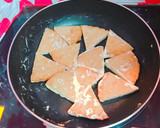 揚げかまぼこの＊しょうゆマヨ焼き作り方2写真