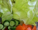 サラダ野菜のスープ作り方1写真