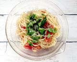 トマトとバジルのサラダパスタ作り方4写真