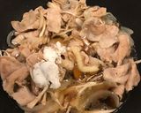 甘辛ニンニク効いた、豚バラ舞茸の肉豆腐!作り方9写真
