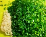 鳥むね肉の肉団子スープ。にら、ねぎ入り作り方1写真