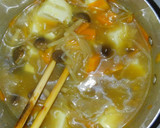 簡単 節約＊もやしと豆腐しめじの餡掛け煮作り方6写真