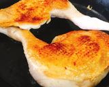 骨付き鶏もも肉のトマト煮込みチーズ添え作り方3写真